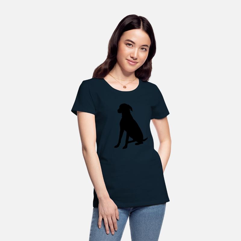 Sitting watch dog silhouette
