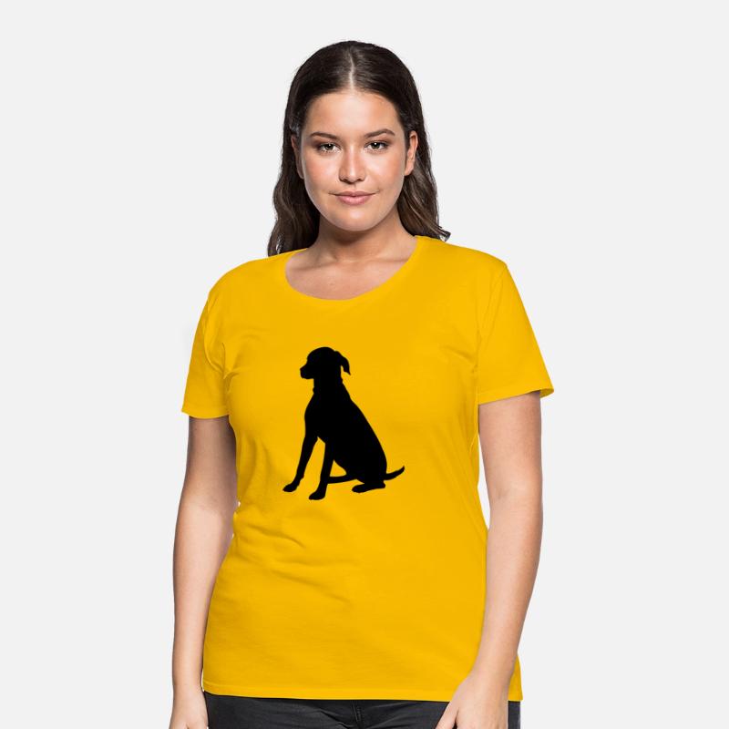 Sitting watch dog silhouette