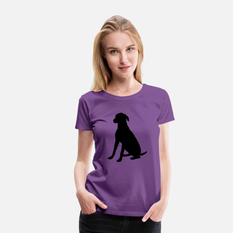 Sitting watch dog silhouette