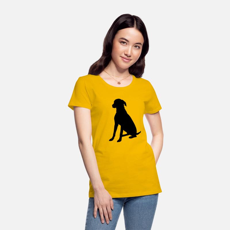 Sitting watch dog silhouette