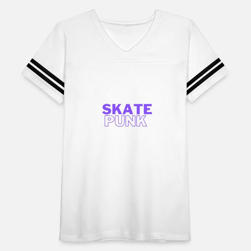 Skate punk crazy life style minimal neon font