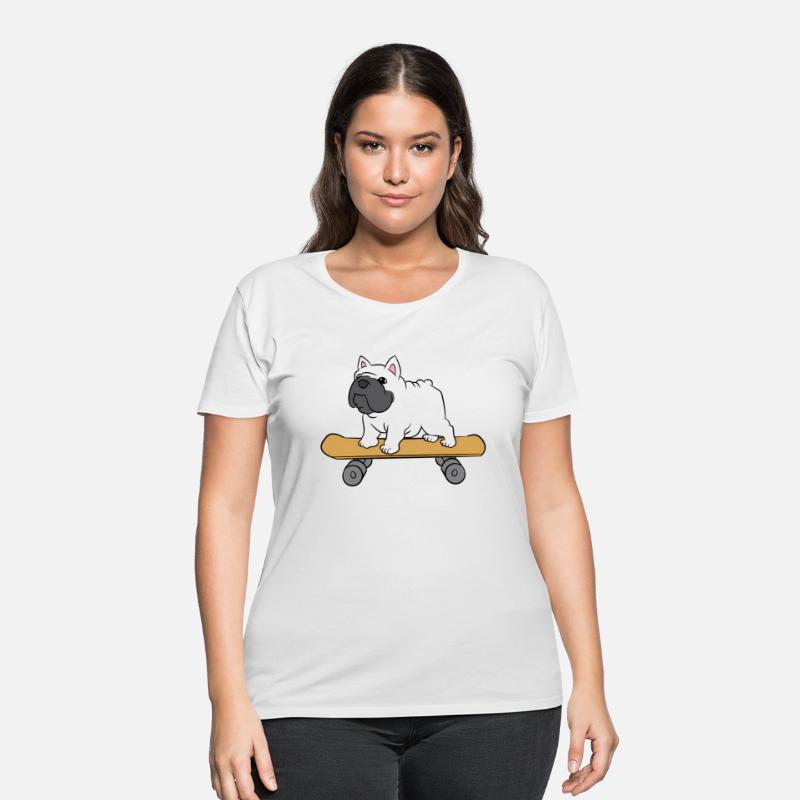 Skateboarding French Bulldog Skateboard French Bul