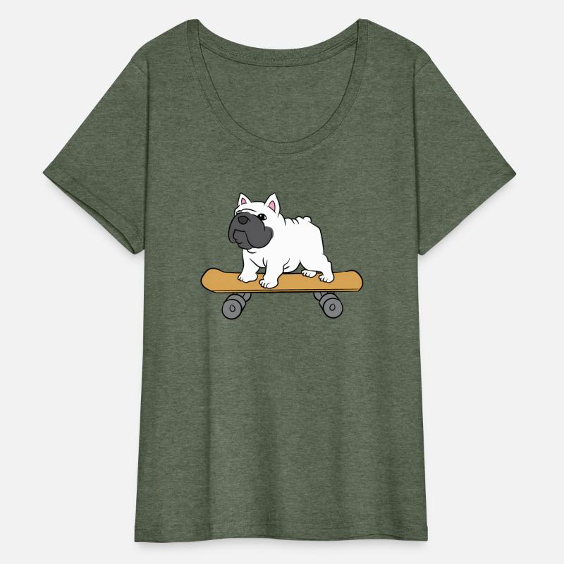 Skateboarding French Bulldog Skateboard French Bul