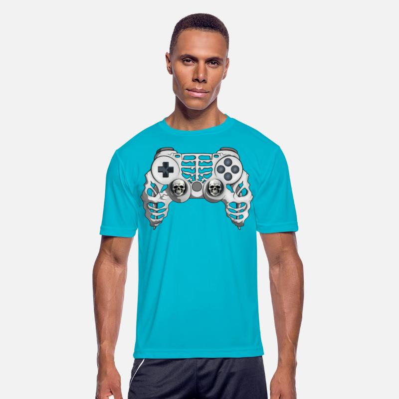 Skeleton Joystick Controller Halloween Gaming