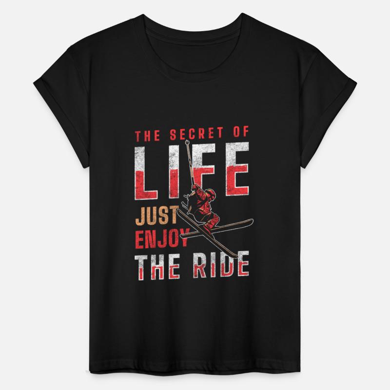 Skiers Mountain Downhill Apres Ski