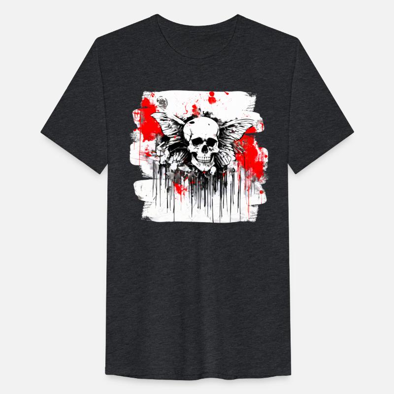 Skull Color Trash Polka Heavy Metal