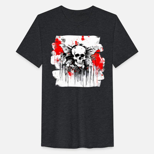 Skull Color Trash Polka Heavy Metal