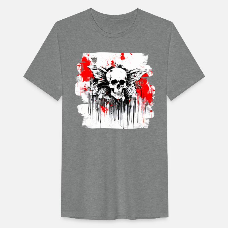 Skull Color Trash Polka Heavy Metal