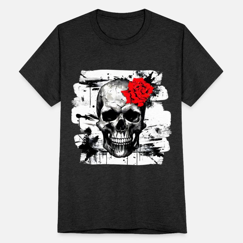 Skull Heavy Metal Trash Polka Demon