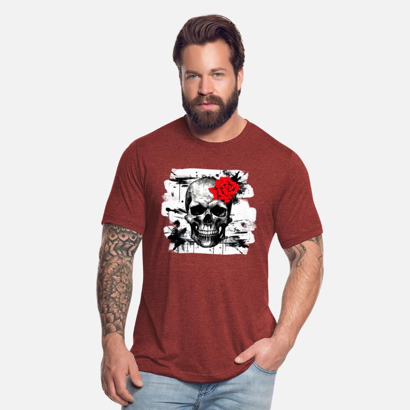 Skull Heavy Metal Trash Polka Demon