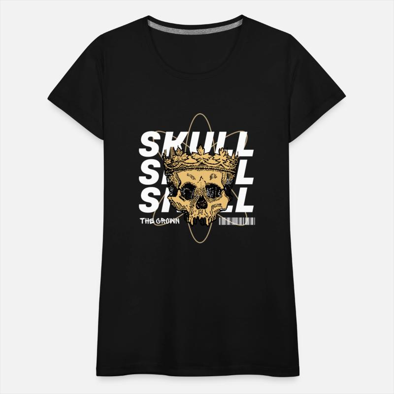 Skull the grown design