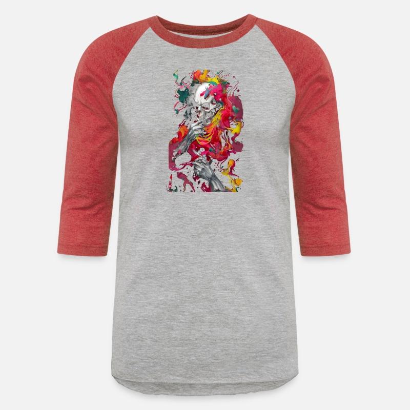 Smoking Skull Colorful