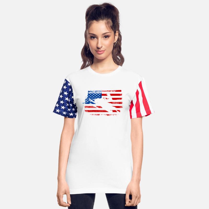 Snowmobile Racing American Flag Snowmobiling Love