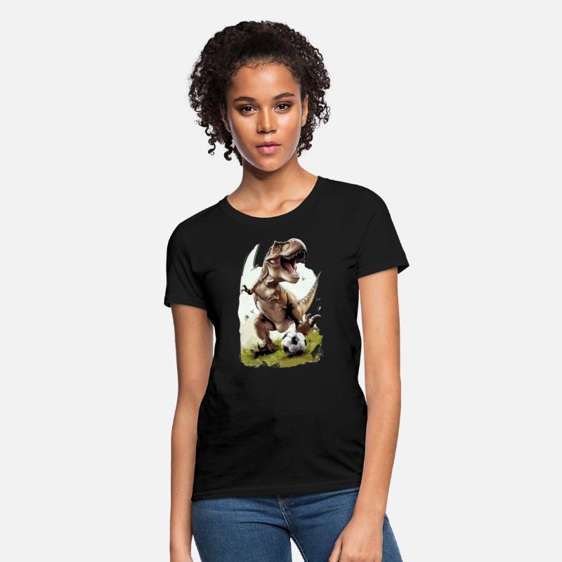 Soccer Player Dinosaur