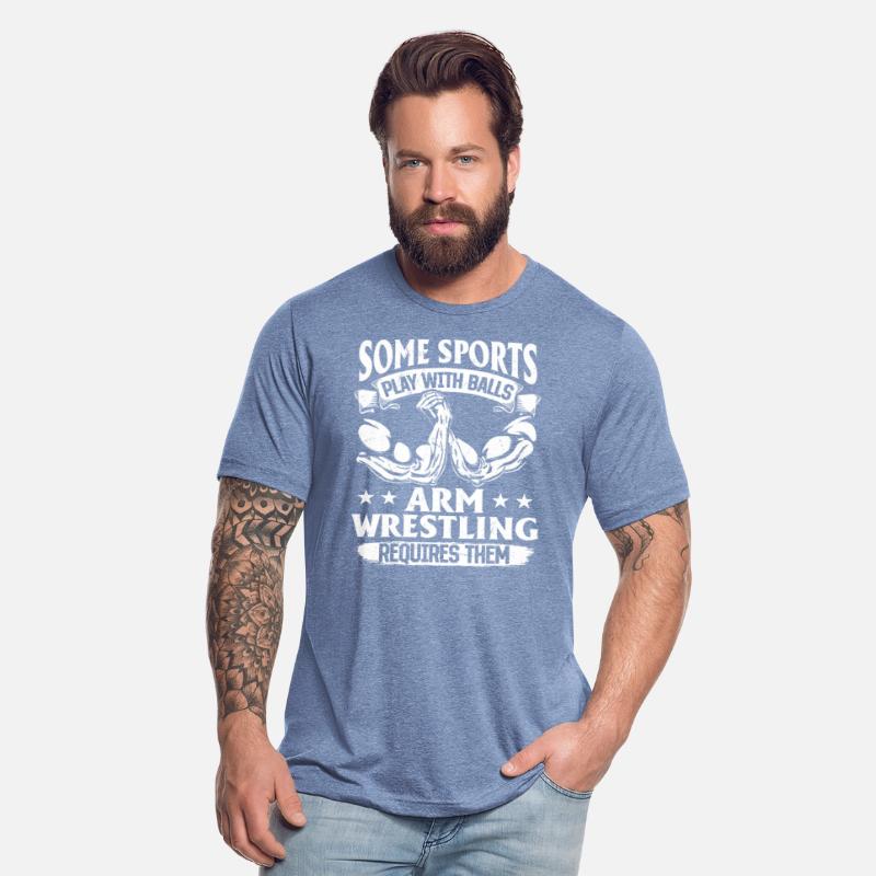 Some Sports Play With Balls Arm Wrestling Requires