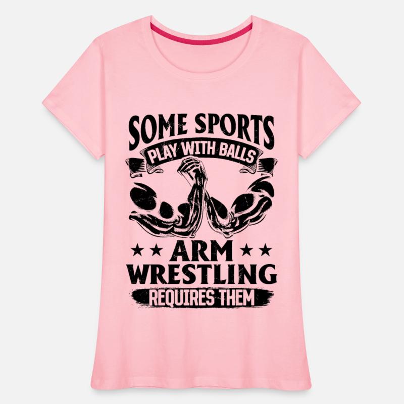 Some Sports Play With Balls Arm Wrestling Requires