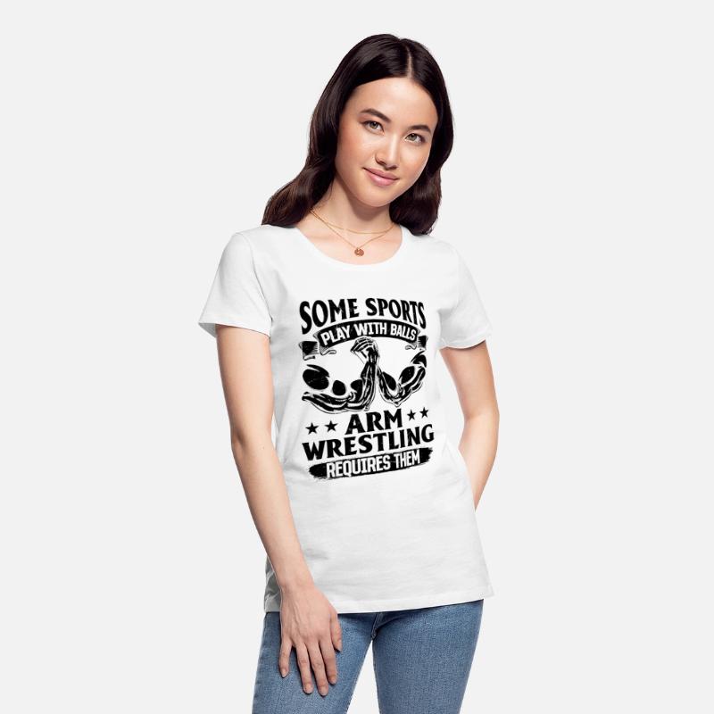 Some Sports Play With Balls Arm Wrestling Requires