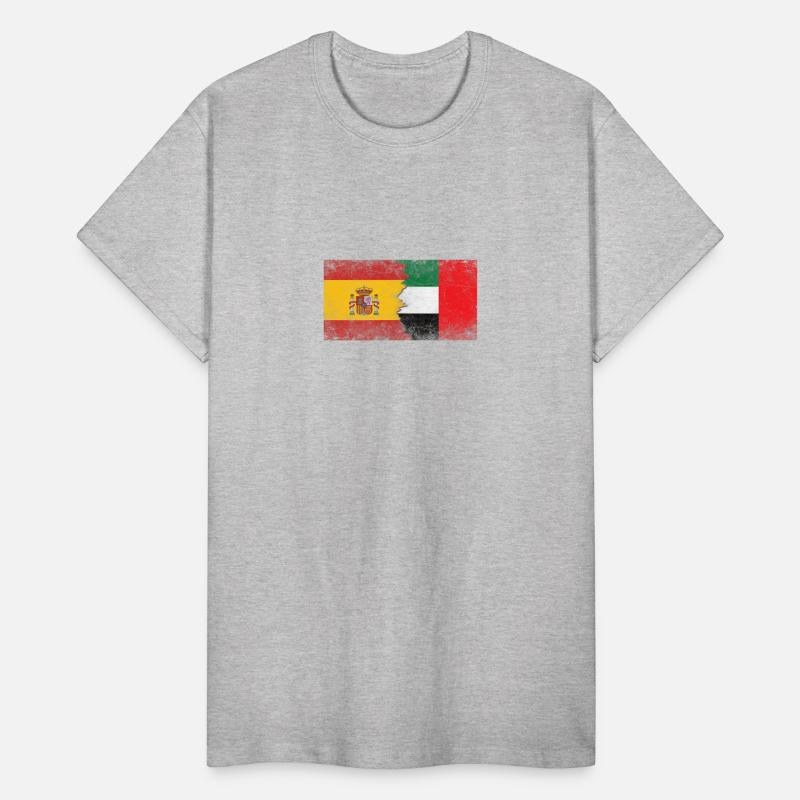 Spain United Arab Emirates Flags Spanish Emirati