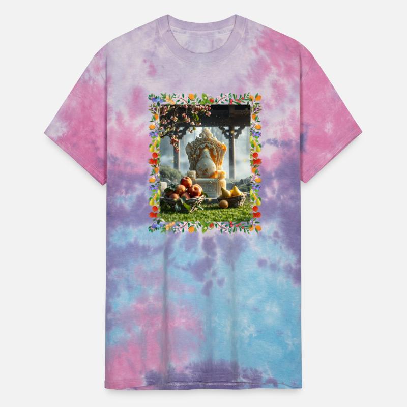 Sparkly Ivory Pear Throne and Fruit Baskets