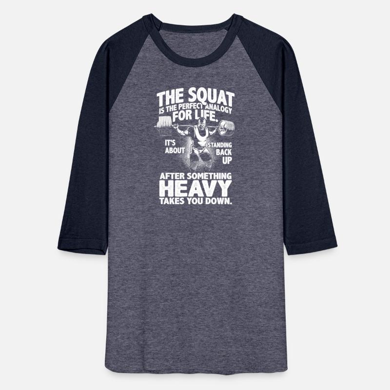 squat is perfect analogy for life RONNIE white