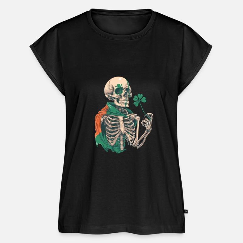 St Patricks Skeleton and the Irish Flag
