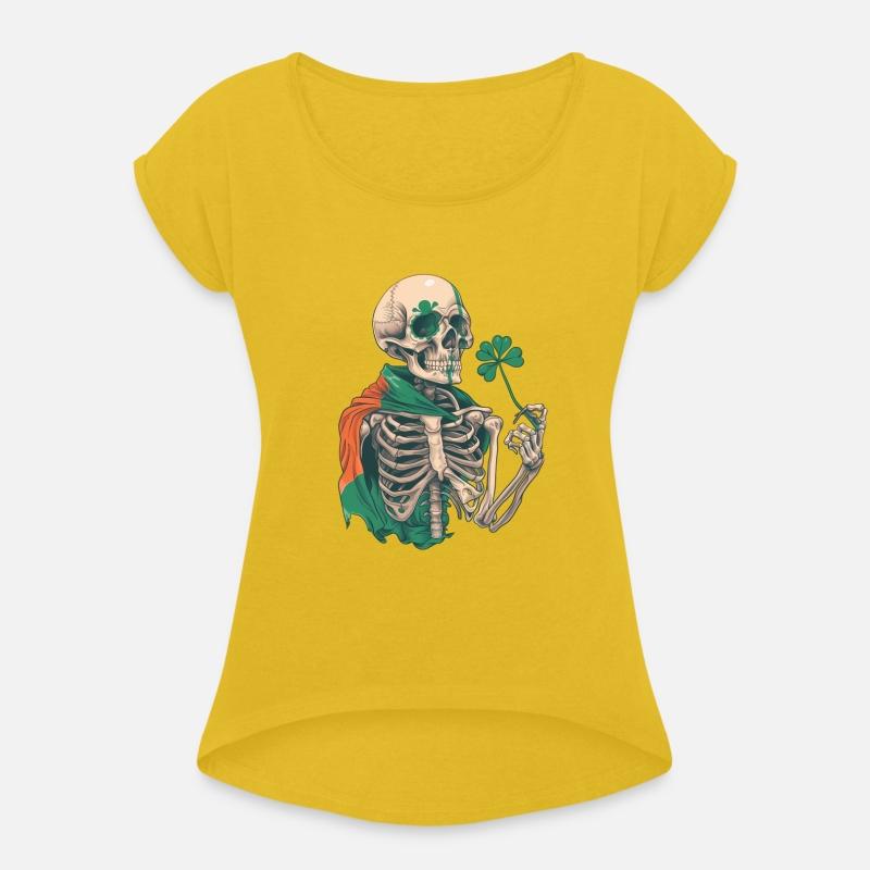 St Patricks Skeleton and the Irish Flag