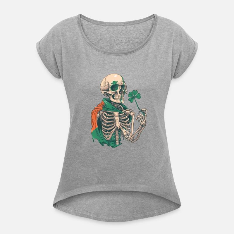 St Patricks Skeleton and the Irish Flag