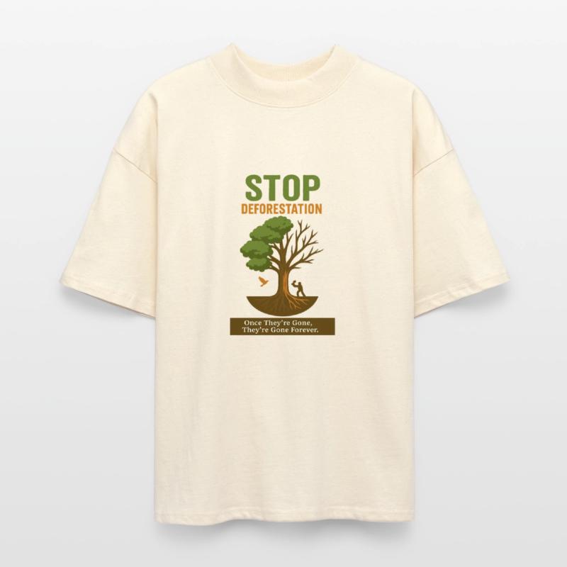 Stop Deforestation Environmental Message