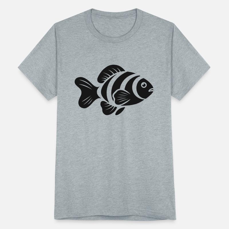 Striped Fish Silhouette Icon