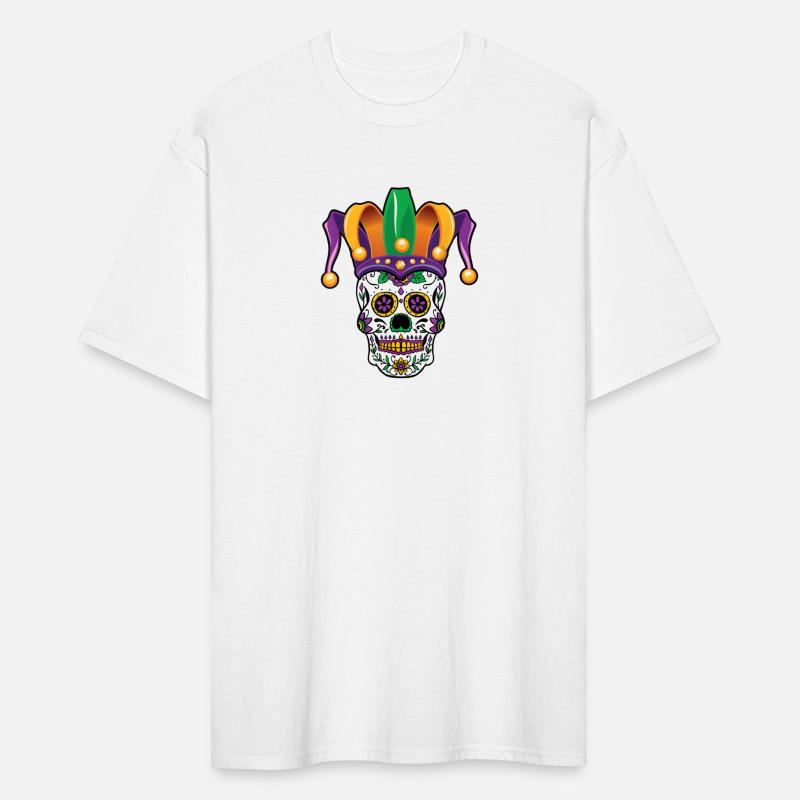 Sugar Skull Mardi Gras Carnival New Orleans style