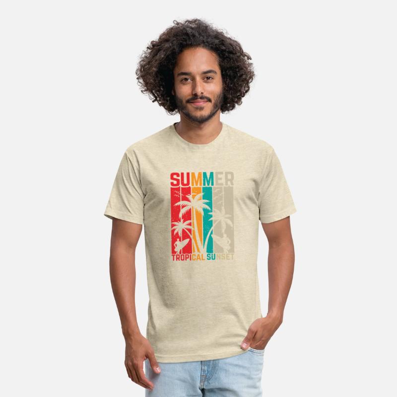 Summer tropical sunset