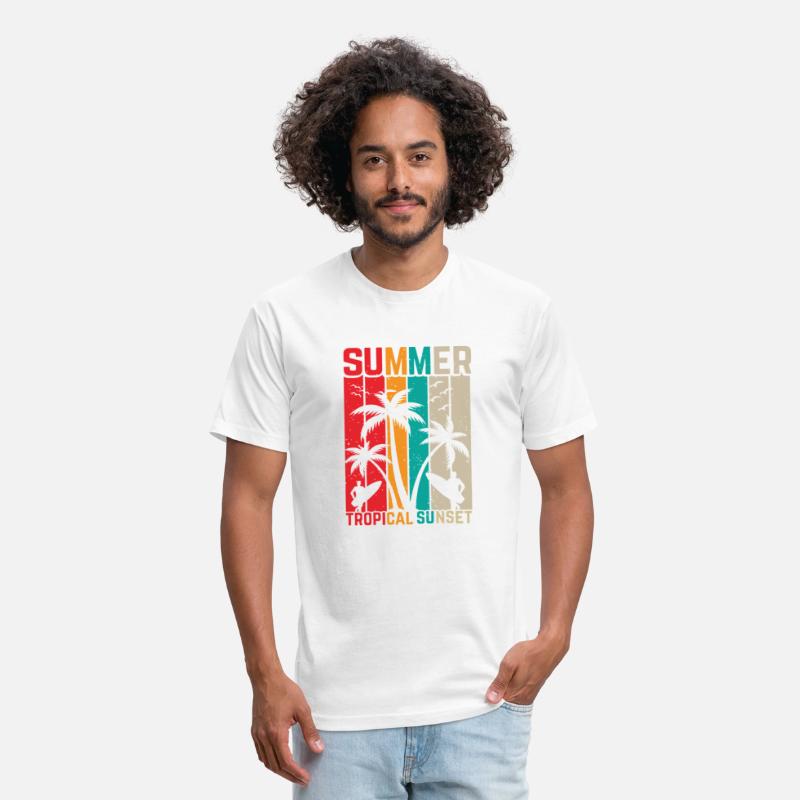 Summer tropical sunset