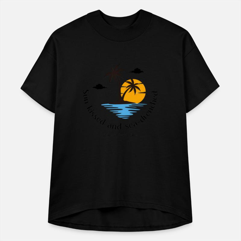 Sun kissed and sea drenched living on beach time