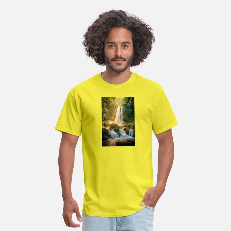 Sunrise Over Hidden Waterfall