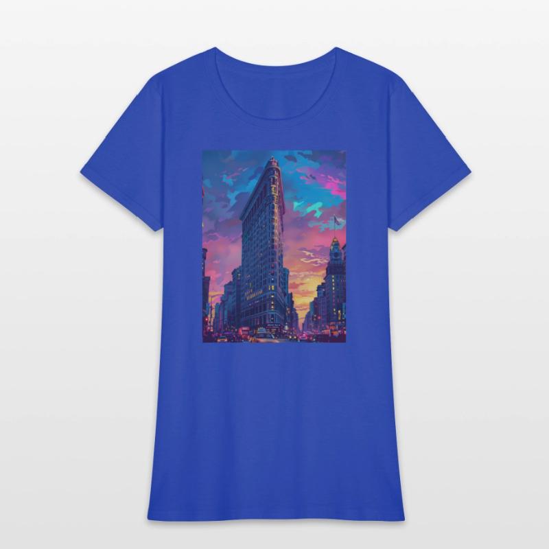 Sunset in Flatiron Building NY