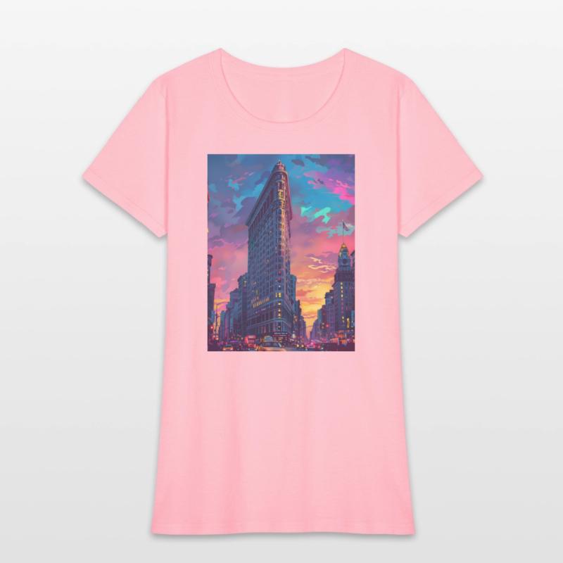 Sunset in Flatiron Building NY