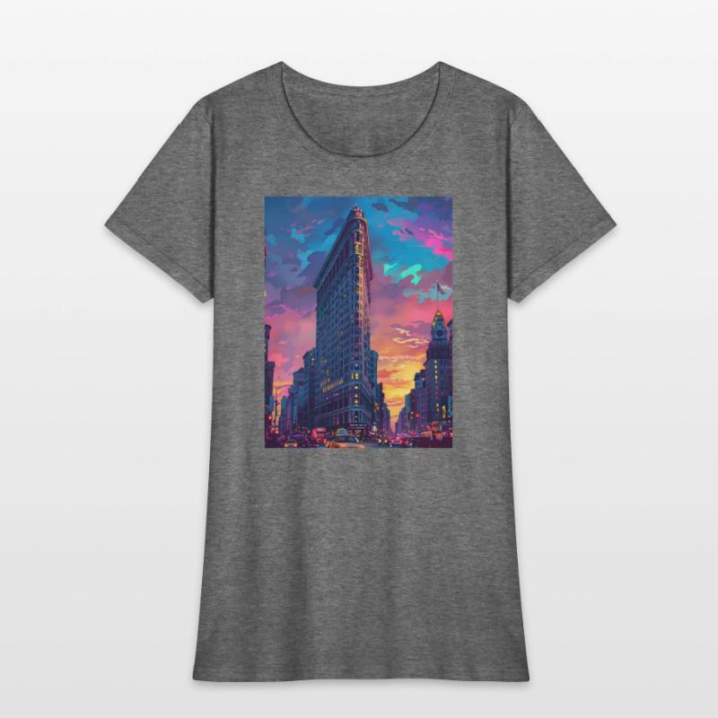 Sunset in Flatiron Building NY