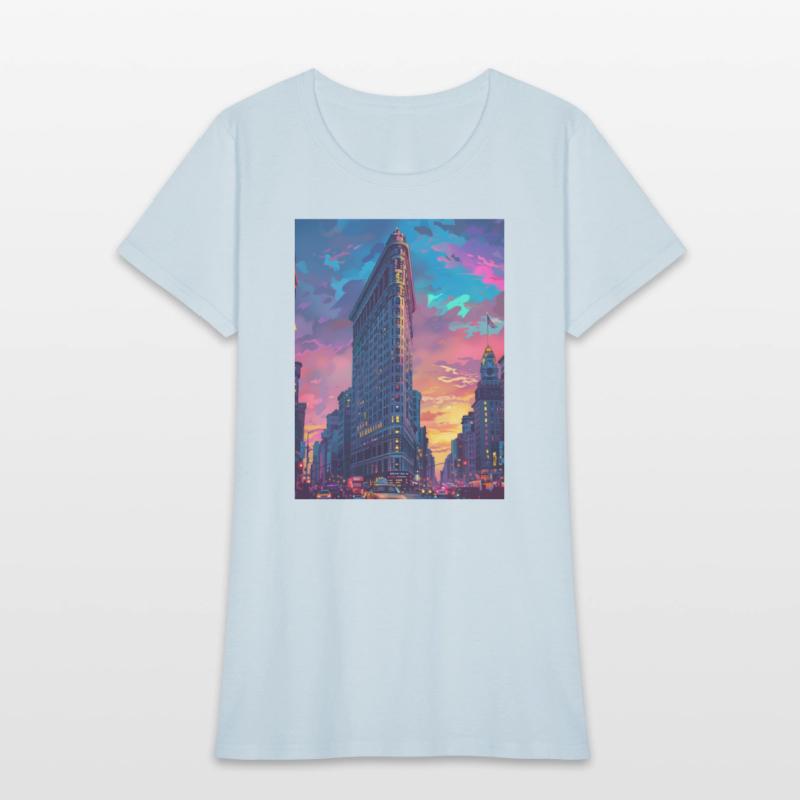 Sunset in Flatiron Building NY