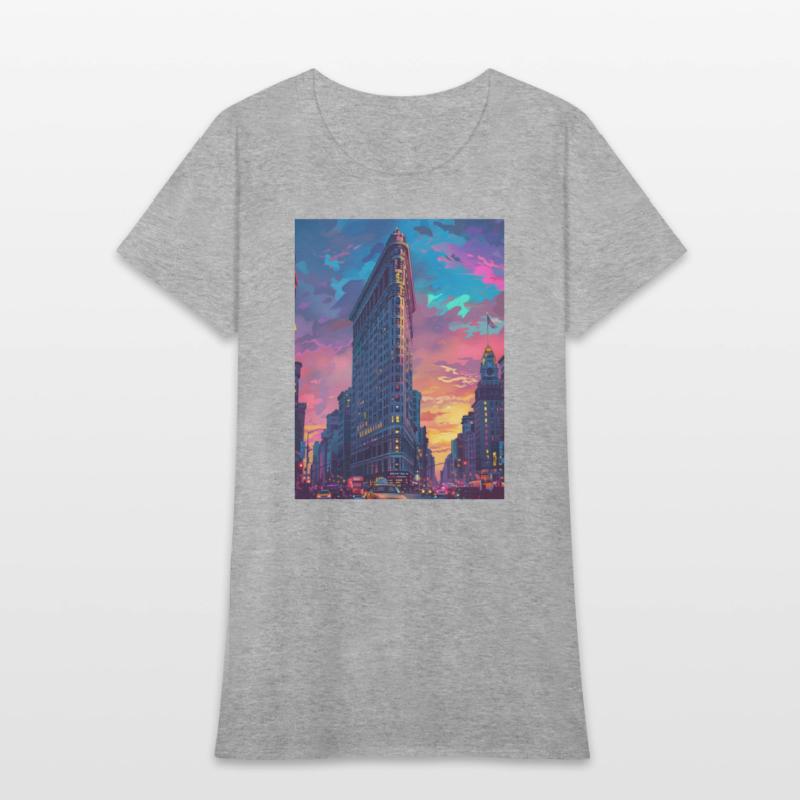 Sunset in Flatiron Building NY