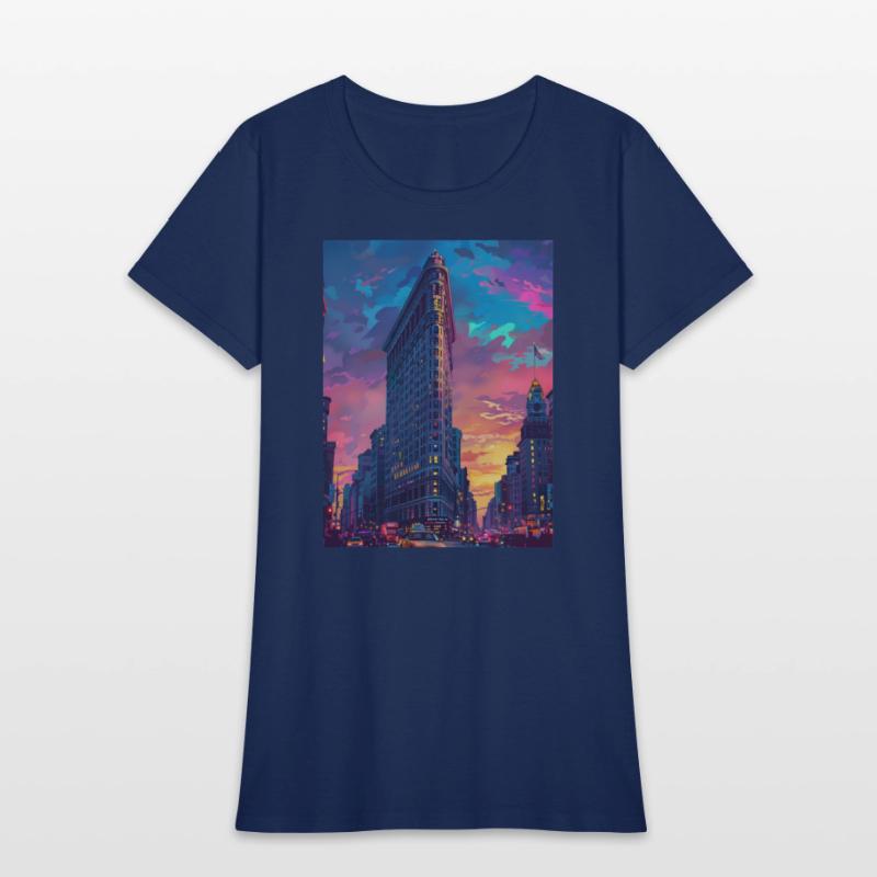 Sunset in Flatiron Building NY