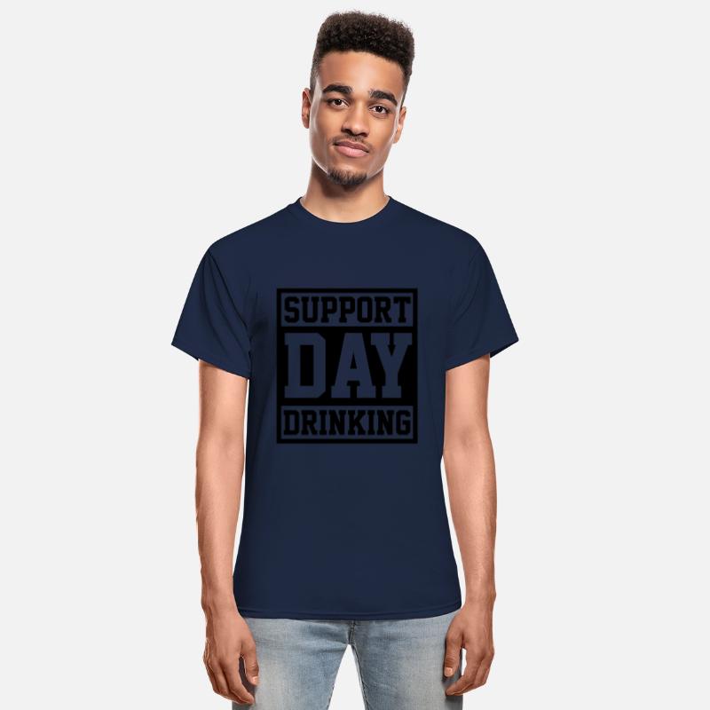 Support Day Drinking Tee Funny Drunk Weekend Vibe