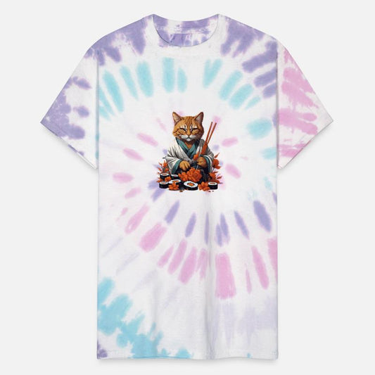 Sushi Cat's Pounce on the Plate Short tee