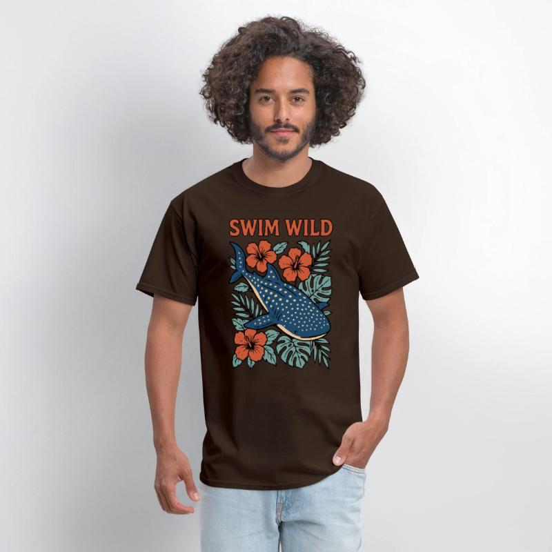 Swim Wild | Tropical Whale Shark Design