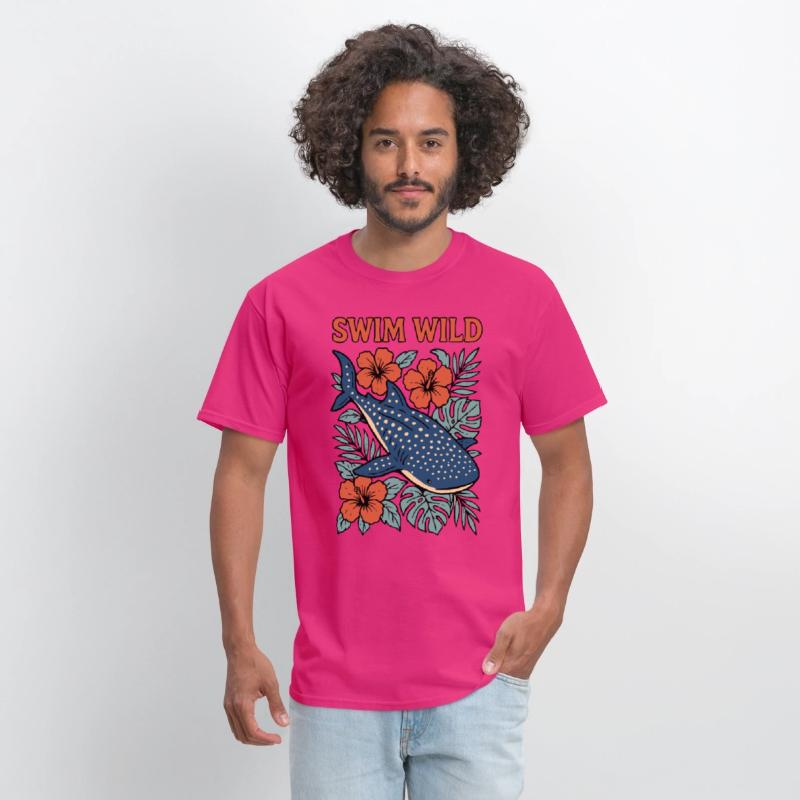 Swim Wild | Tropical Whale Shark Design