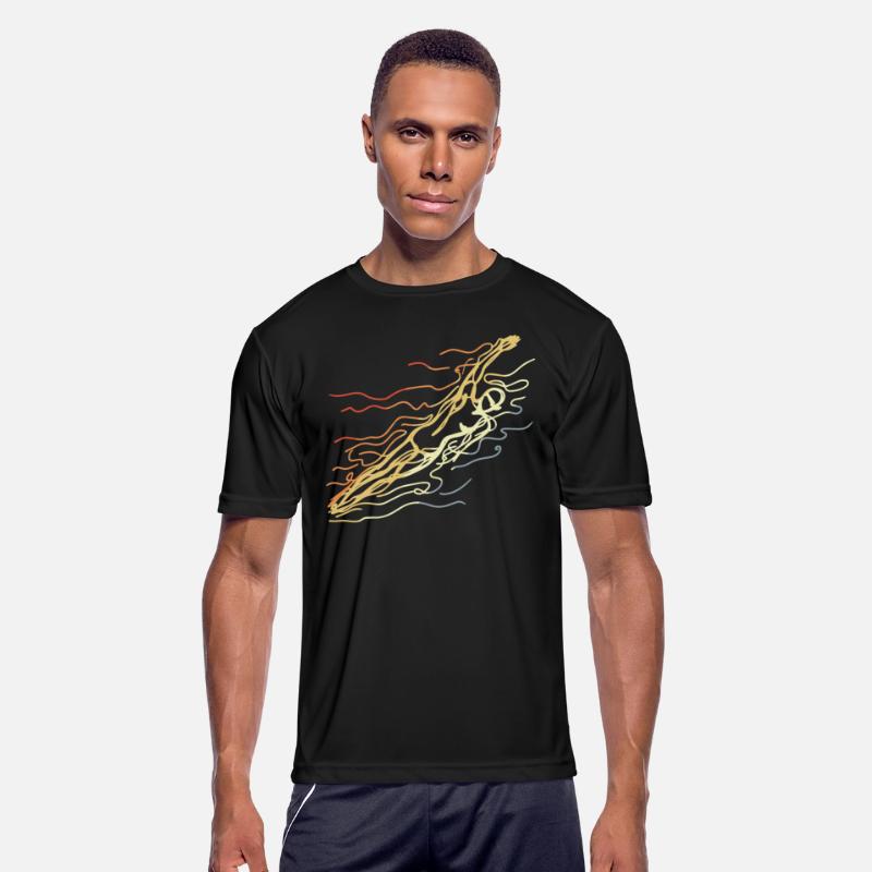 Swimming Athlete Vintage Style