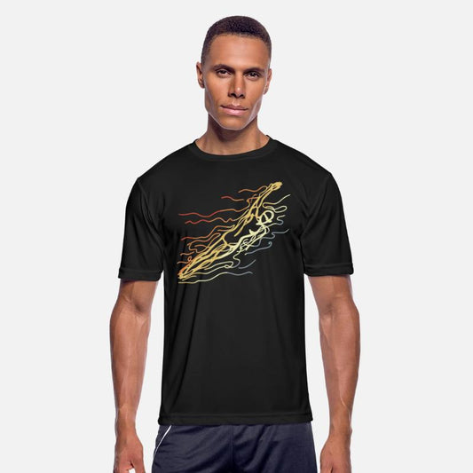 Swimming Athlete Vintage Style