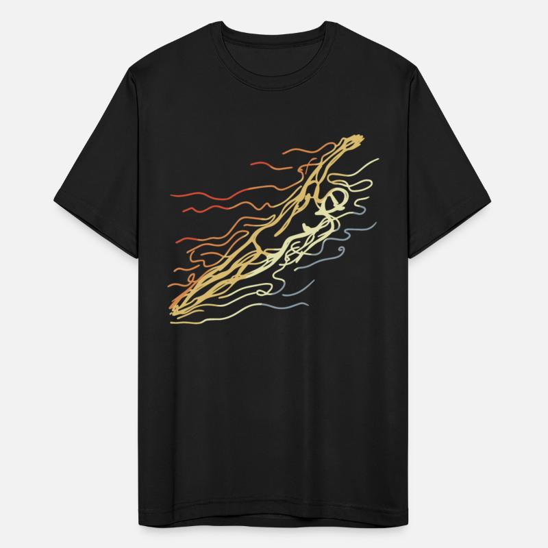 Swimming Athlete Vintage Style