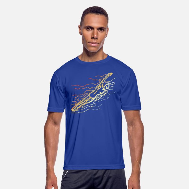 Swimming Athlete Vintage Style