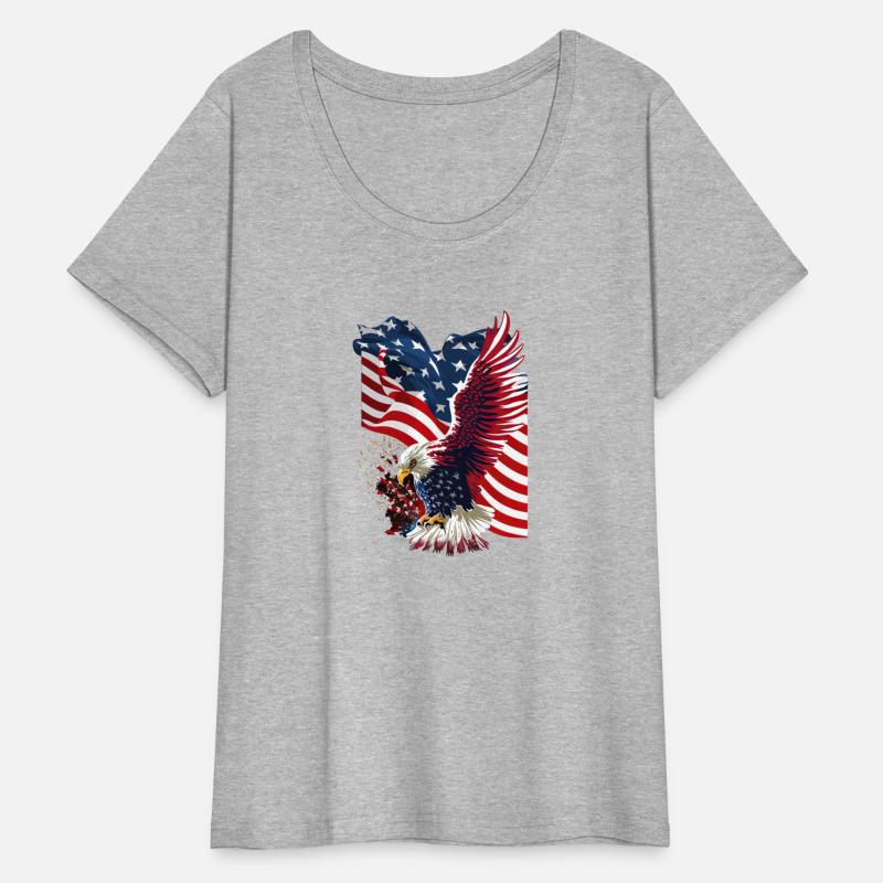 Symbol of Freedom: A Bald Eagle Soaring Above Amer