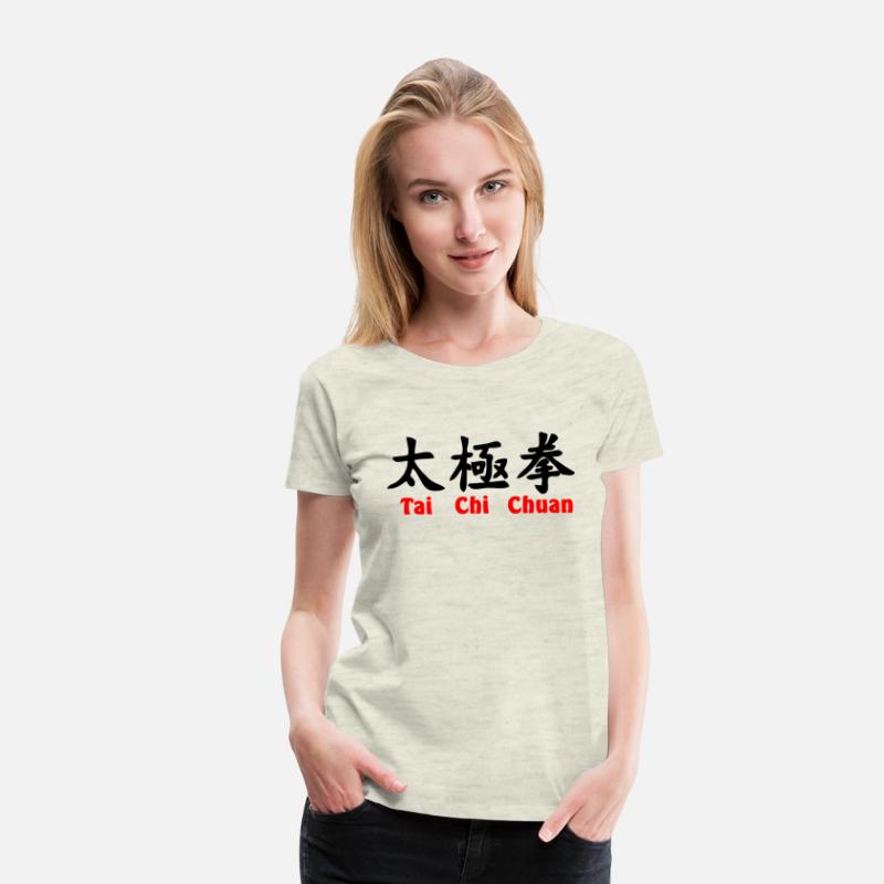 Tai ji quan script horizontal with text red